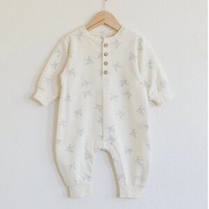 NWT - Quincy Mae ORGANIC Birds Jumpsuit